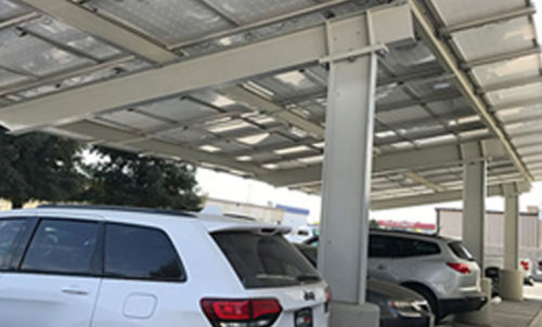 Solar Carport at Bakersfield College
