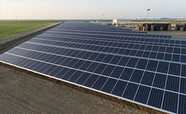 GroundMount Solar Structure in agriculture field