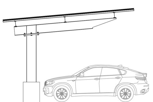 Carport design blueprint