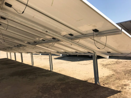 GroundMount Solar Structure, ground mounts for solar panels for HOA in Arvin