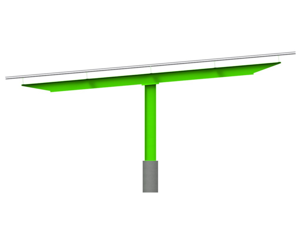 double cantilever commercial solar carport