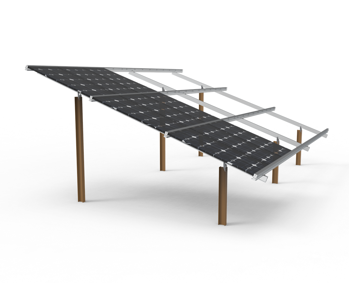 Solar x-pile design