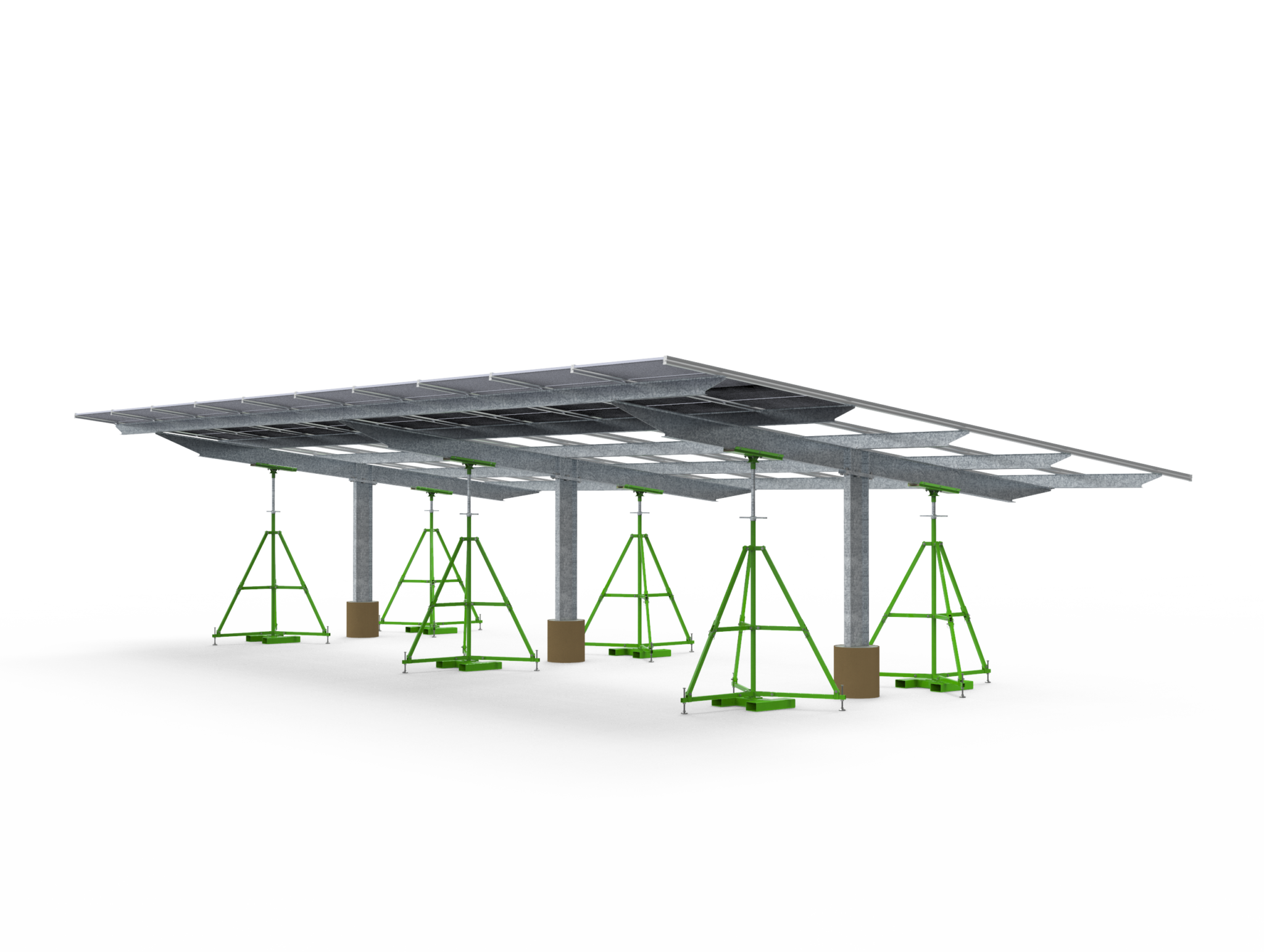 carport install.59 - Kern Solar Structures